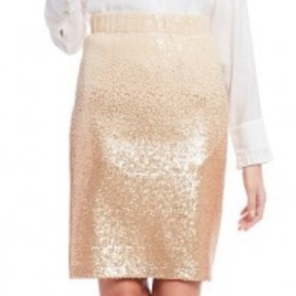 Jupe Courte Crémieux Or - Taille 10 - Neuf Avec Étiquettes (Prix Orig. 89$)